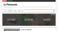 Desktop Screenshot of lephotonaute.fr